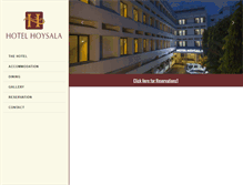 Tablet Screenshot of hotelhoysala.com